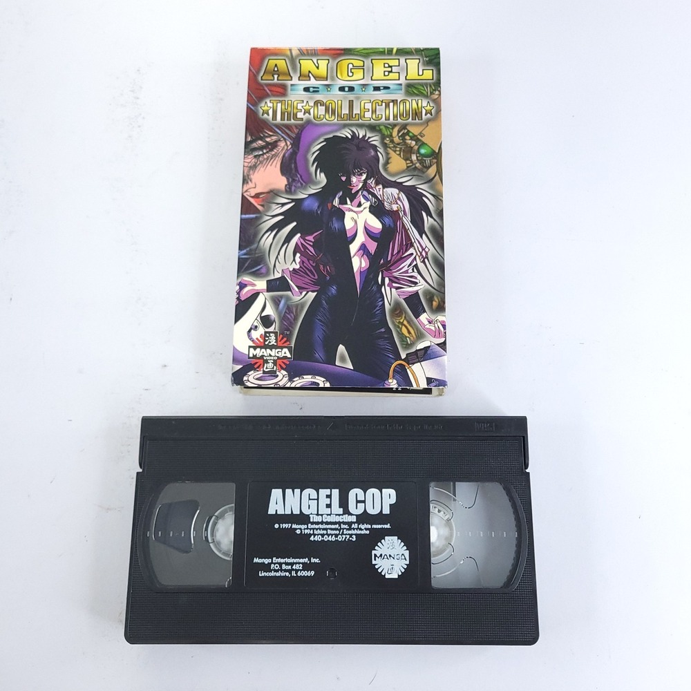 Manga Video Angel Cop: The Collection Anime VHS English Dubbed 160 Minutes 1994